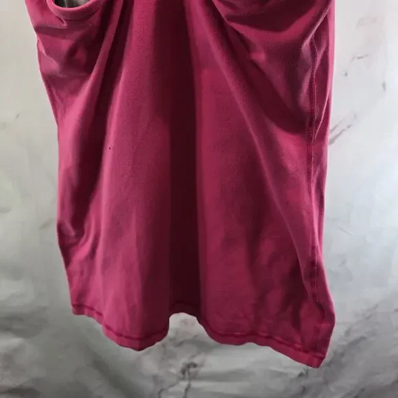 Lululemon Tank Top Womens 10 Pink Built In Shelf Bra Y T Racerback Magenta Hot - Picture 7 of 10